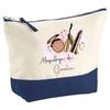 Makeup Bag - PLANETEE - Le Maquillage De Coralie - Large Size - Cotton - HD Printing - Made In France