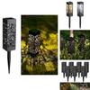 Solar Garden Light Led Waterproof Outdoor Lawn Lamp For Patio And Pathway Lighting