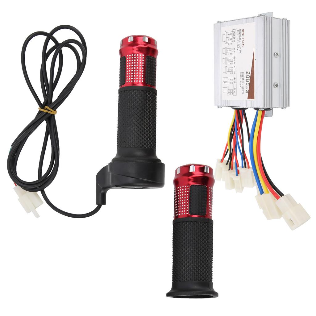 48V500W Bike Brush Controller Universal Bicycle Twist Handle Electric Bike Accessories
