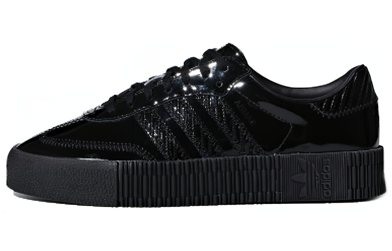 Adidas Wmns Sambarose  Black Patent  Women s CG6618 39⅓