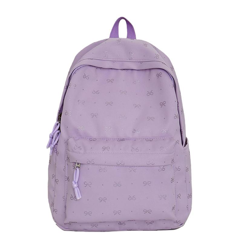 Zaino per Scuola Media Fiocco Zaino da Donna Grande Capacità Leggero Zaino da Pendolare