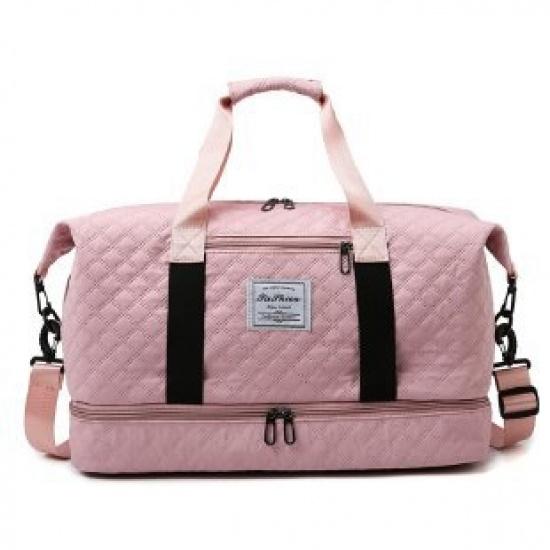 Dry and Wet Separation Gym Bag with Separate Shoe Compartment, Yoga Bag, Can Be Attached To a Trolley, Suitable for Short Trips, Travel Bag, Can Be