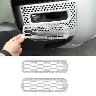 Car Front Fog Light Lamp Frame Protection Net Trim Cover Fit For Land Rover Defender 110 90 -2022 Auto