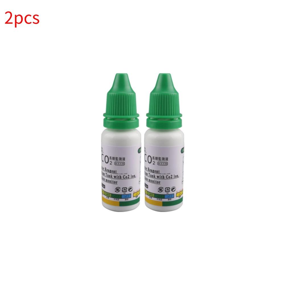 15ml Aquarium CO2 Solution Monitor CO2 System Concentration Fish Tank Glass Liquid Tester Fluid Glass Carbon Dioxide Checker