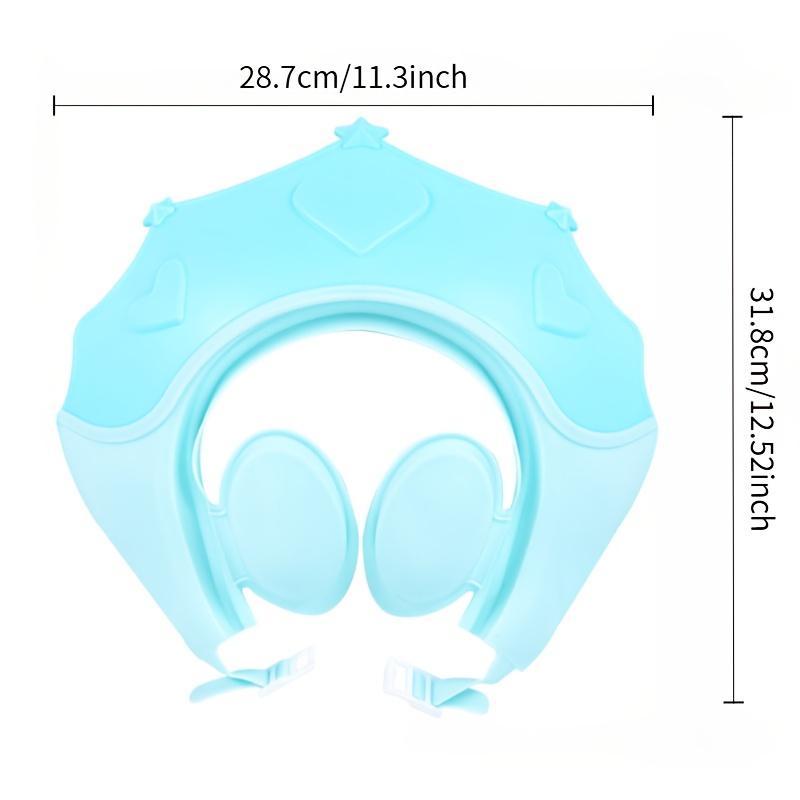 1 Stück Verstellbarer Kronen-Ohrenschützer Duschhaube, Hochwertiger Hut, Enganliegendes Design, Geeignet für S und S - Haarwasch- und Badehut, Duschhaube, Badezubehör