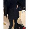 2026 Autumn High-Waisted A-Line Skirt for Petite Women – Anti-Exposure, Shiny Finish