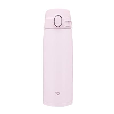 Zojirushi Mahobin Stainless Steel Mug Water Bottle Large Capacity 600ml One Touch Type Seamless Only 3 Maintenance Points Soft Pink SM-VB60-PM