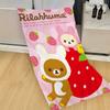 Cute Rilakkuma Bear Microfiber Printed Beach Towel Mountain Climbing Yoga Beach Swimming Running Absorbent Soft Towel