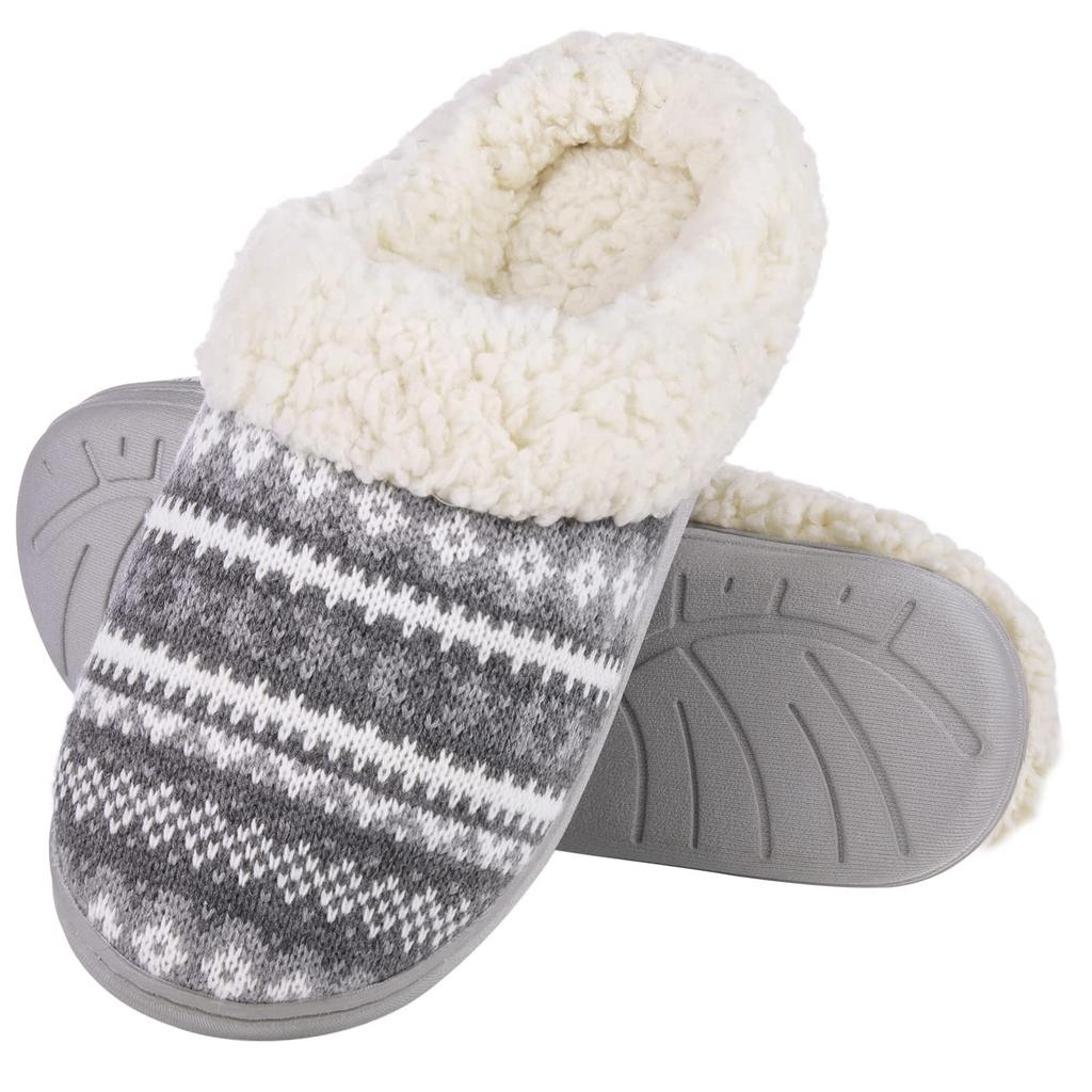 Fashion Litfun Warm Cotton Slippers For Women Men Fluffy House Fur Slippers  Indoor Flats Slip-on Soft Slippers Couple House Mute Slides