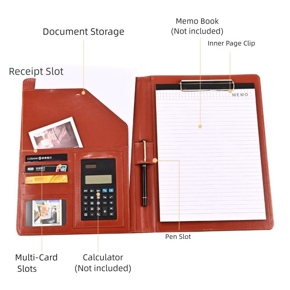 File Storage A4 Conference Folder Vintage Contract File Folders  Office School Supplies