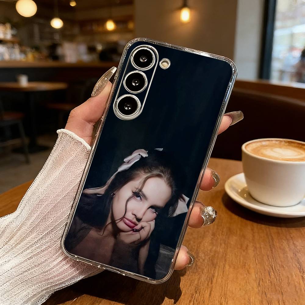 L-Lana D-Del R-Rey Singer Phone Case For Samsung S25,S24,S21,S22,S23,S30,Ultra,S20,Plus,Fe,Lite Transparent Cover