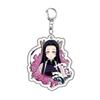 Demon Slayer Kimetsu Yaiba Kamado Tanjiro Nezuko Acrylic Keychain Anime Merchandise Cross Border Ready Stock no Carry Mini Lightweight Portable Cute