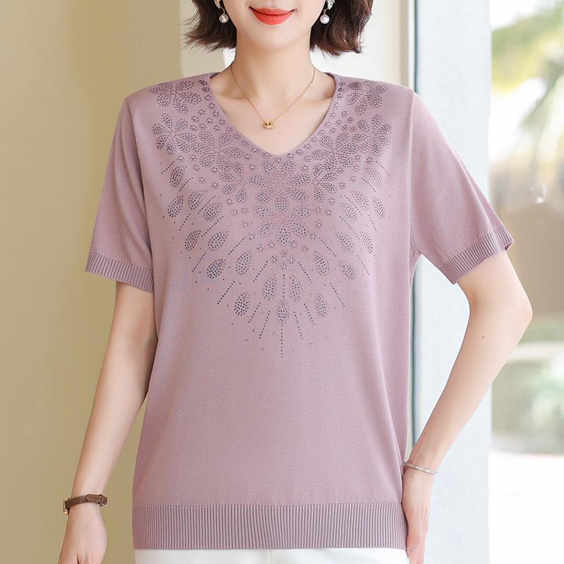 Plus Size 3XL-7XL Oversize Summer Blouses Woman Tops Elegant  Loose Vintage Casual Shirts