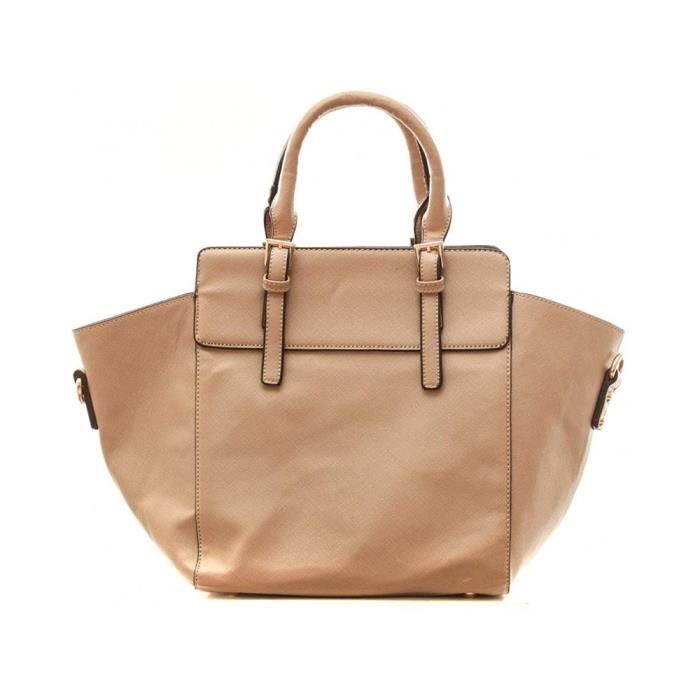 Sac bowling - Thierry Mugler - Eclat 6 - Couleur Taupe - 100% Polyuréthane - Femme