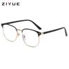 Vintage Anti Blue Light Blocking Glasses Men Square Ray Filter Women Gaming Eyeglasses Black Frames Computer Eyewear
