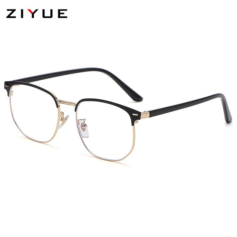 Vintage Anti Blue Light Blocking Glasses Men Square Ray Filter Women Gaming Eyeglasses Black Frames Computer Eyewear