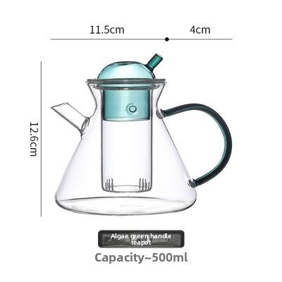 Set da Tè di Lusso Nordico in Vetro Stile Danese Teiera Fiori Inglesi Macchina da Caffè Bollitore da Tè Faz