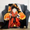 1 szt. Dragon Ball Z, Goku Miękki Ciepły Koc Piknikowy Koc do Drzemki na Kanapę Sofa Biuro Łóżko Kemping Podróż, Wygodny