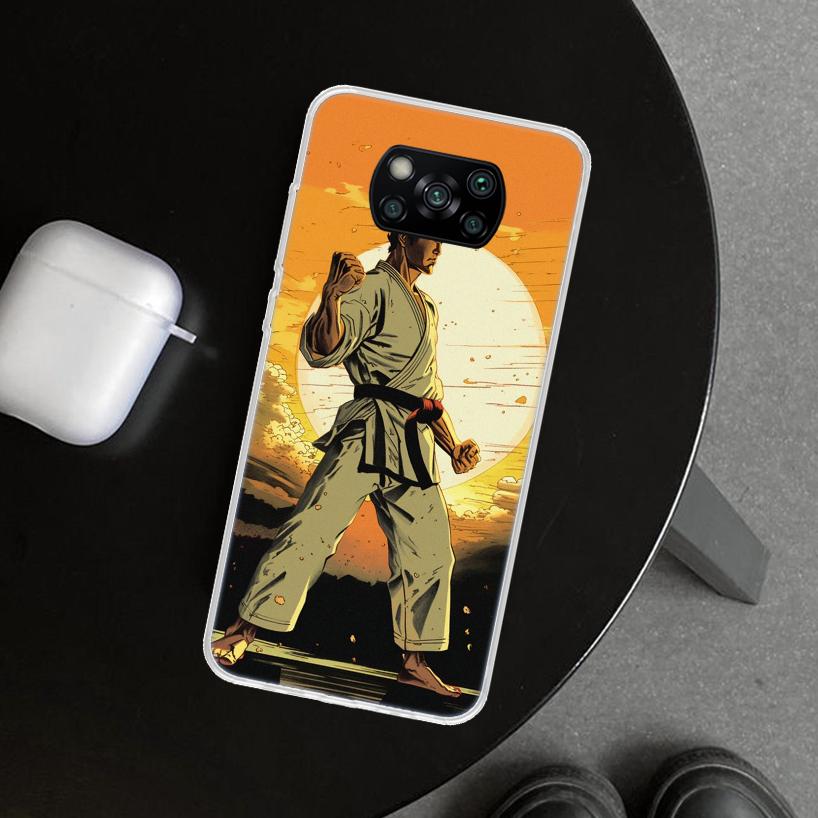 Kungfu Taekwondo Phone Case Cover for Xiaomi Poco X6 X5 X7 Pro F7 Ultra Redmi 15C 15 13C 13 12C 12 10C 10 10A 9C 9A 9T 9 Coque P