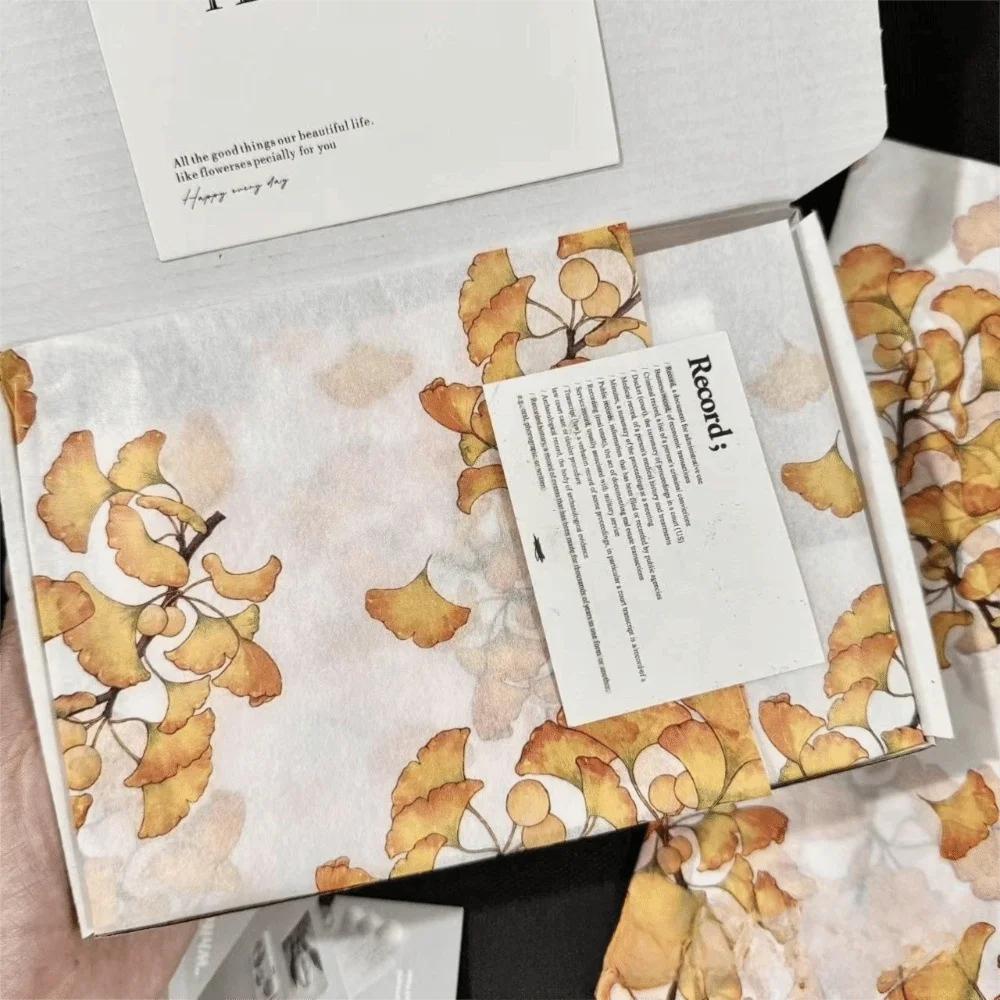 10PCS Hand-rubbed Bowknot Sydney Paper Cotton Texture Bowknot Design Cotton Paper Gift Wrapping Flower Wrapping