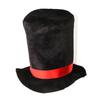 Gentleman Adult Hat Adjustable Christmas Hat Large Border Hat with Stylish Ribbon for Party Enthusiasts and  Celebration