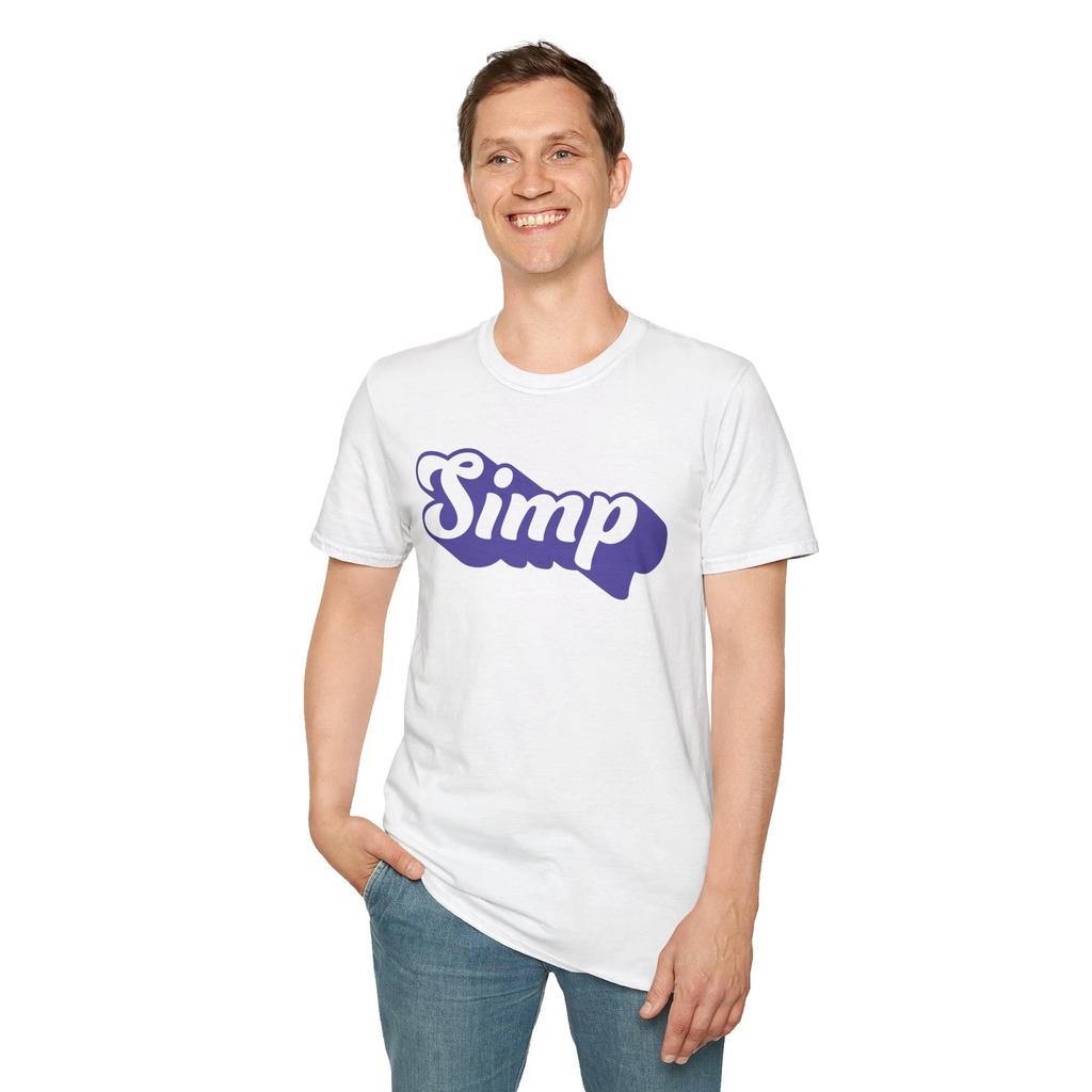 Simp Unisex Softstyle T-Shirt, Funny Gift, Casual Tee, Everyday Wear
