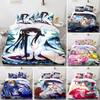 3D-gedrucktes Kawaii-Mädchen-Bettwäscheset, Anime Sexy Girl, Bettbezug, Doppel-, Zwillings-, Voll-, Queen-Size- und King-Size-Bett für Erwachsene und Kinder, NEU, Bettwäsche, Bettbezug