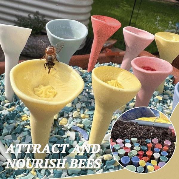 1Pc Colorful Bee Insect Drinking Cup, Bee Insect Drinking Cup, Bee Cups, Thirsty Pollinators Need a Drink, Bees Need Safe Places To Drink