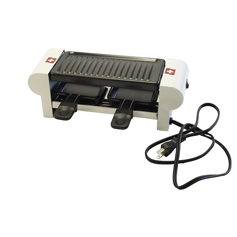 

NOUVEL RACLETTE DUO SWISS raclette for two people white