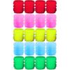 20Pcs Mini Luminous Tire Valve Caps Car Motorcycle Colorful Glowing Valve Cover Tire Wheel Hub Styling Decor Auto Accessories