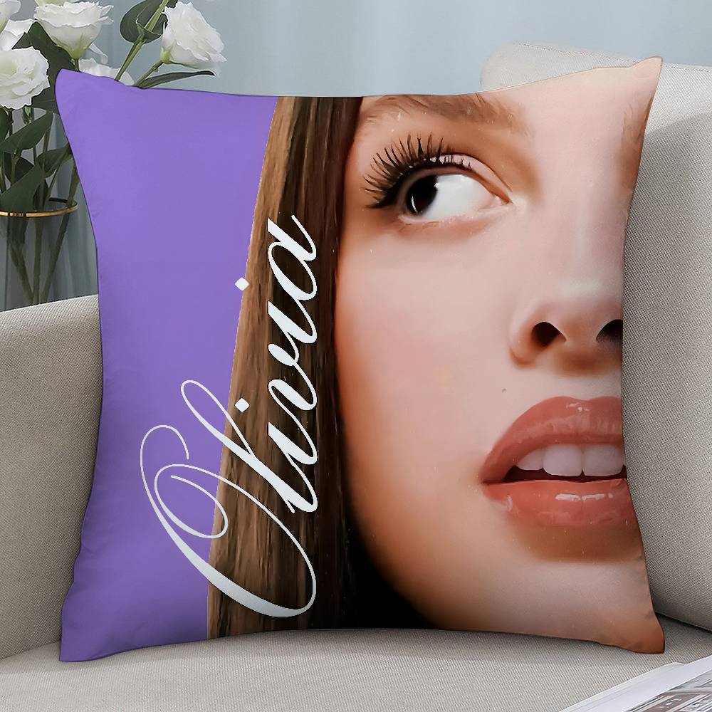 Singer O-Olivias R-Rodrigos Pillow Case Short Plush Double-sided Print Square Throw Pillow Covers Sofa Home Cushion Decor