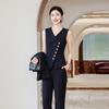 Women's Irregular Vest & Wide-Leg Pants Set