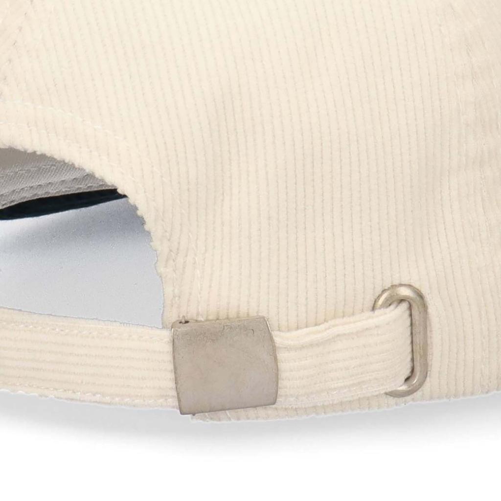 Schott Brother Logo Corduroy Flat Visor Cap (White)
