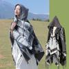 Autumn Winter Elegant Retro Print Scarf Women Layers Poncho Warm Tassels Scarve Capa Para Mujer Pashmina Cloak Wrap Shawl