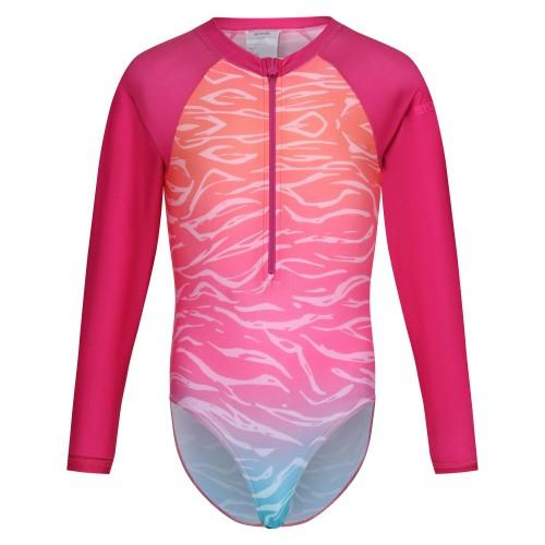 

Regatta Childrens/Kids Ombre Long-Sleeved One Piece Swimsuit 14 Years