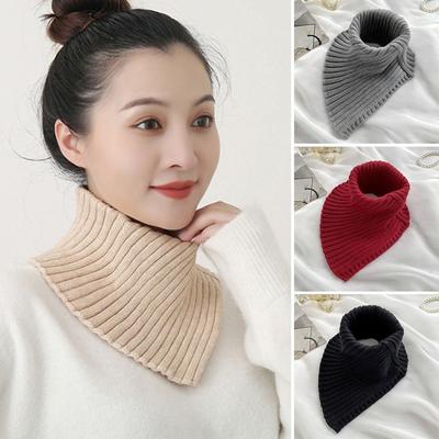 Fashion Warm Detachable Turtleneck Neck Warmer Scarf Knitted Fake Collar