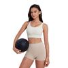 Shorts de Yoga Taille Haute Contrôle du Ventre pour Femmes - Push-up Pêche, Tissu Brossé, Longueur Trois-Quarts pour la Course à Pied et le Fitness