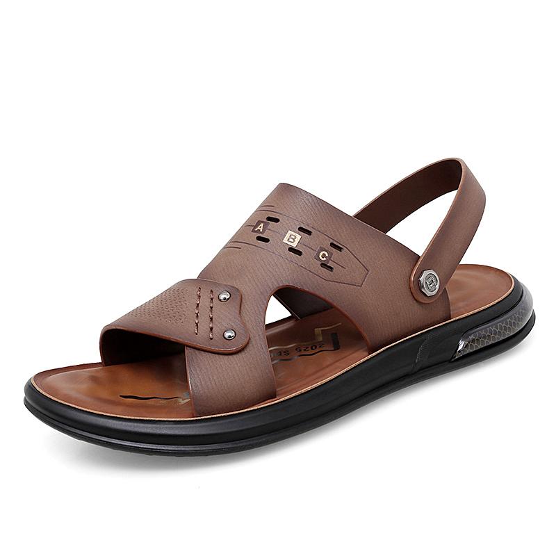 Fashion Summer New Men Sandals Fashion Leisure Beach Holiday Sandals for Mens Lightweight Shoes New Outdoor Comfortable Casual Sandals