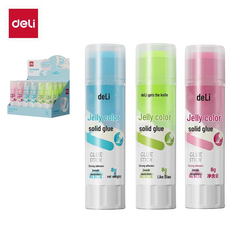 Deli Candy Color High-Viscosity Glue Sticks
