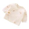 Newborn Side Snap Tops Pink Thicken Easy To Wear Infant Side Snap Shirts for Infant Girls Boys