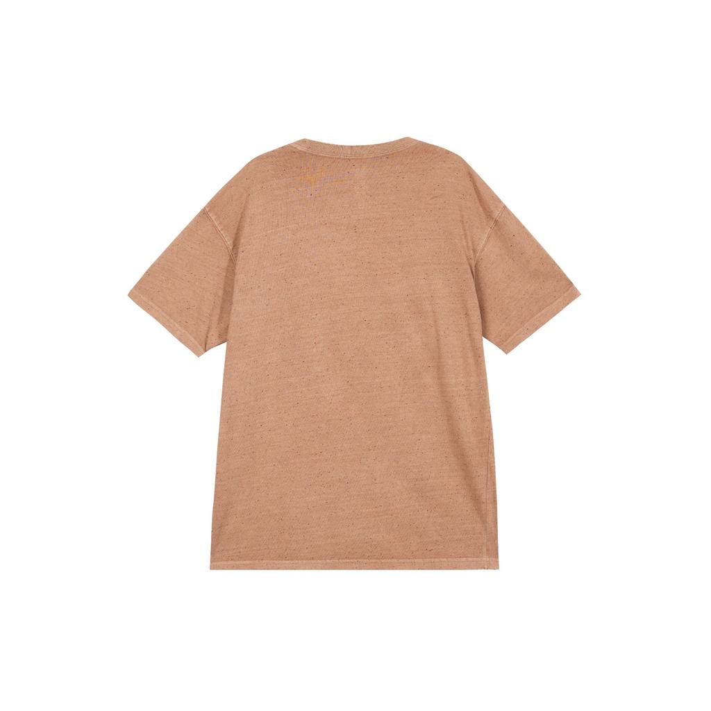 Nike Solid Color Logo Crew Neck Short Sleeve T-Shirt Men Tops Light-Brown DR7828-258