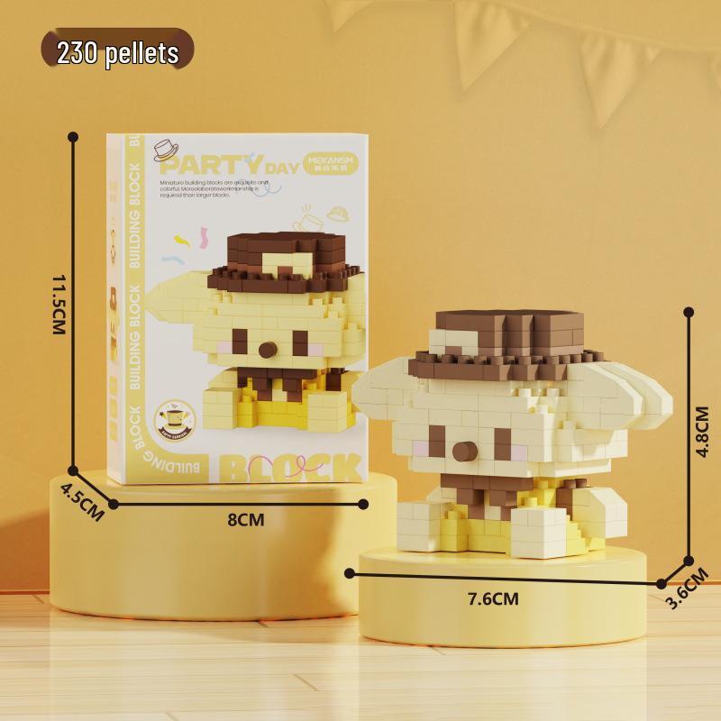 Zodiac Dragon Year Micro-Particle Building Blocks Educational Toys for Children