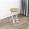 Portable Folding Chair With Backrest Home Dining Student Dorm Office Training Lightweight Metal Frame
