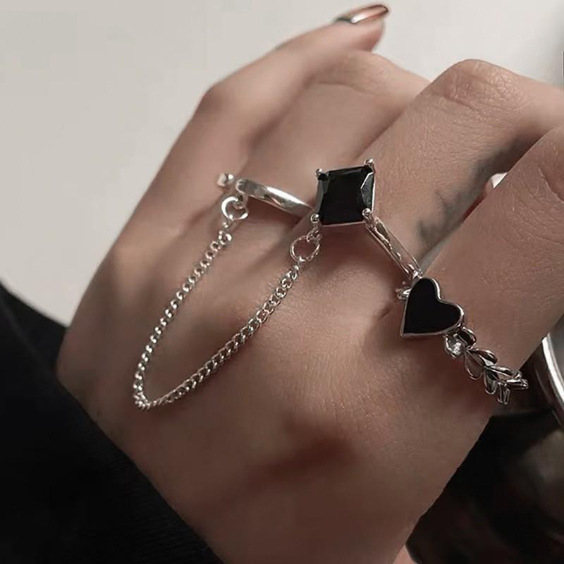 22-Piece Butterfly & Love Multi-Joint Ring Set