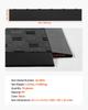 Male Garage Floors Transition Edge Kit, 15 PCS Sturdy PP Interlocking Modular Garage Floor Edging Slip-resistant, Easy Assembly Compatible Only With