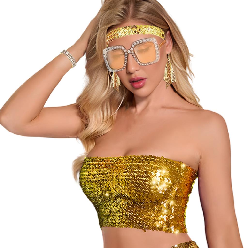 1970s Theme Party Disco Costume Set Sunglasses Earrings 70s Disco Costume Set 1970s Disco Accessories