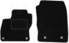 Black Front Floor Mats For: Ford Focus MK3 FL Sedan, Station Wagon, Hatchback (2017-2020)