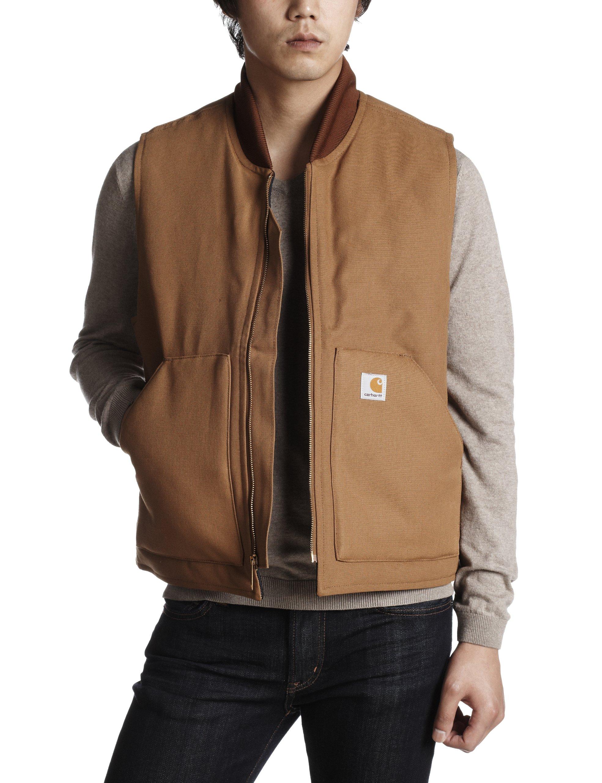 

Carhartt V01 Duck Medium Vest, Brown,