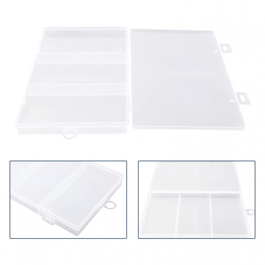 Organizer Storage Box Plastic Transparent Multifunctional Space Saving Jewelry