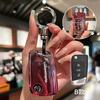 Valve Stems Caps For VOLKSWAGEN VW High-end Car Remote Key Case Cover Gradient Color TPU Fold Keyless Bag For VW Volkswagen Polo zg0